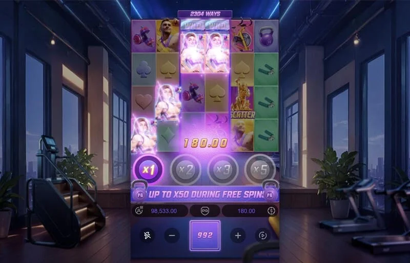 Mighty Mania – লাইন হাইলাইট সহ বেস মোডে জয়