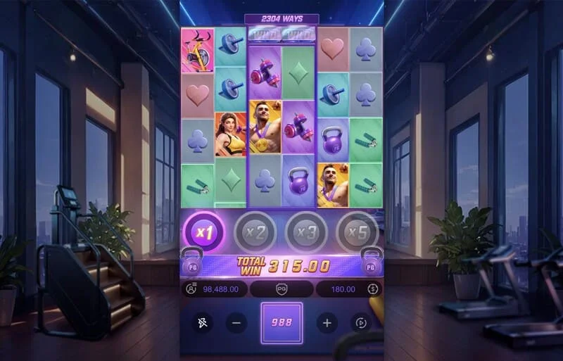 Mighty Mania – মোট জয় সহ সেশনের চূড়ান্ত স্ক্রিন